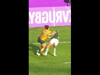 fierce rugby battle